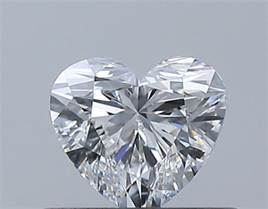 Picture of Natural Diamond 0.40 Carats, Heart with  Cut, E Color, VVS2 Clarity and Certified by GIA