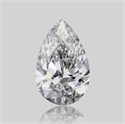 Natural Diamond 0.80 Carats, Pear with  Cut, D Color, SI1 Clarity and Certified by GIA