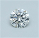 Diamante Natural 0.59 quilates, Redondo , Color G, claridad SI1 y certificado GIA