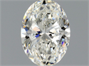 Diamante Natural 0.47 quilates, Ovalado , Color H, claridad VVS2 y certificado GIA