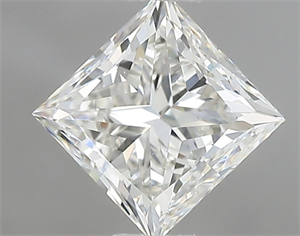 Picture of Natural Diamond 0.96 Carats, Princess with  Cut, H Color, VS1 Clarity and Certified by IGI