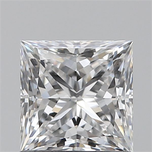 Foto Diamante Natural 0.91 quilates, Princesa , Color D, claridad VS2 y certificado GIA de