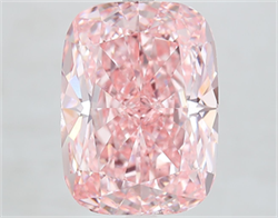 Picture of Lab Grown Diamond 10.06 Carats, CUSHION MODIFIED with  Cut, Fancy Vivid Pink Color, VS1 Clarity and Certified by IGI