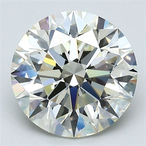 Foto Diamante Natural 2.60 quilates, Redondo , Color L, claridad VS2 y certificado GIA de