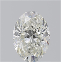 Diamante Natural 1.01 quilates, Ovalado , Color J, claridad VS1 y certificado GIA
