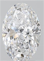Diamante Natural 1.70 quilates, Ovalado , Color D, claridad SI2 y certificado GIA