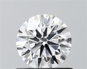 Picture of Lab Grown Diamond 0.70 Carats, Round with Ideal Cut, D Color, VVS2 Clarity and Certified by IGI