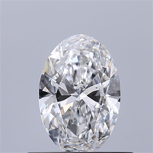 Picture of Natural Diamond 0.45 Carats, Oval with  Cut, D Color, VVS1 Clarity and Certified by GIA
