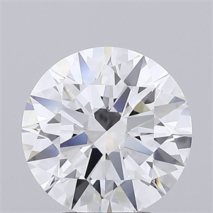 Picture of Lab Grown Diamond 3.08 Carats, Round with Ideal Cut, E Color, VVS2 Clarity and Certified by IGI
