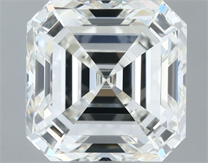 Foto Diamante Natural 1.00 quilates, Asscher , Color H, claridad IF y certificado IGI de