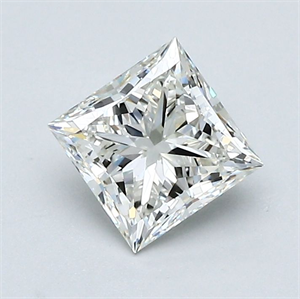 Foto Diamante Natural 1.06 quilates, Princesa , Color I, claridad VS2 y certificado GIA de