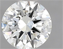 Natural Diamond 0.90 Carats, Round with Very Good Cut, K Color, VVS1 Clarity and Certified by GIA