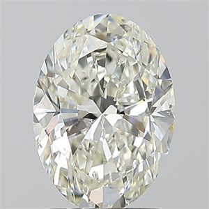 Foto Diamante Natural 1.50 quilates, Ovalado , Color I, claridad SI2 y certificado IGI de