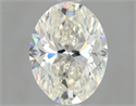 Natural Diamond 1.20 Carats, Oval with  Cut, J Color, SI2 Clarity and Certified by GIA