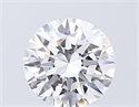 Lab Grown Diamond 2.01 Carats, Round with Excellent Cut, D Color, VVS2 Clarity and Certified by IGI