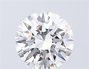 Picture of Lab Grown Diamond 2.01 Carats, Round with Excellent Cut, D Color, VVS2 Clarity and Certified by IGI