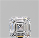 Natural Diamond 0.73 Carats, Asscher with  Cut, E Color, VVS1 Clarity and Certified by GIA