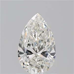 Picture of Natural Diamond 0.91 Carats, Pear with  Cut, I Color, VS1 Clarity and Certified by GIA