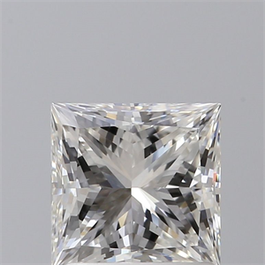 Picture of Natural Diamond 1.20 Carats, Princess with  Cut, G Color, VS2 Clarity and Certified by GIA