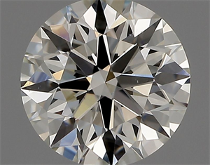 Picture of Natural Diamond 0.80 Carats, Round with Excellent Cut, J Color, VS2 Clarity and Certified by GIA