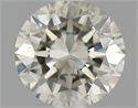 Natural Diamond 1.01 Carats, Round with Very Good Cut, L Color, SI1 Clarity and Certified by IGI