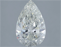 Natural Diamond 2.02 Carats, Pear with  Cut, I Color, SI2 Clarity and Certified by IGI