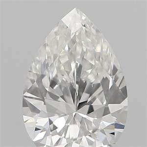 Foto Diamante Natural 0.12 quilates, De pera , Color F, claridad VS2 y certificado IGI de