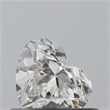 Natural Diamond 0.41 Carats, Heart with  Cut, H Color, VVS1 Clarity and Certified by GIA