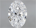 Diamante Natural 0.58 quilates, Ovalado , Color D, claridad VVS1 y certificado GIA