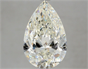 Natural Diamond 3.02 Carats, Pear with  Cut, I Color, VS1 Clarity and Certified by GIA