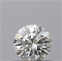 Natural Diamond 0.40 Carats, Round with Excellent Cut, H Color, IF Clarity and Certified by IGI