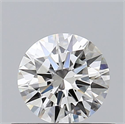 Diamante Natural 0.47 quilates, Redondo , Color G, claridad VVS2 y certificado GIA