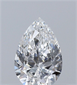 Diamante Natural 0.30 quilates, De pera , Color E, claridad VVS1 y certificado GIA