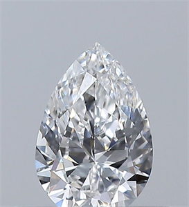 Foto Diamante Natural 0.30 quilates, De pera , Color E, claridad VVS1 y certificado GIA de