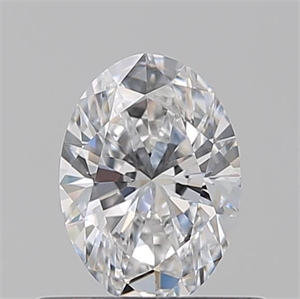 Picture of Natural Diamond 0.50 Carats, Oval with  Cut, D Color, IF Clarity and Certified by GIA