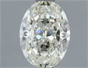 Natural Diamond 0.70 Carats, Oval with  Cut, I Color, IF Clarity and Certified by IGI