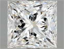 Diamante Natural 1.58 quilates, Princesa , Color E, claridad VS1 y certificado GIA