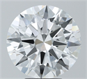 Del inventario de diamantes de laboratorio, 6.01 quilates, Redondo , Color F, claridad VVS2 y certificado IGI