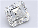 Diamante Natural 0.90 quilates, Asscher , Color H, claridad VVS2 y certificado GIA