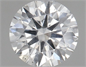 Natural Diamond 0.70 Carats, Round with Excellent Cut, D Color, SI2 Clarity and Certified by GIA