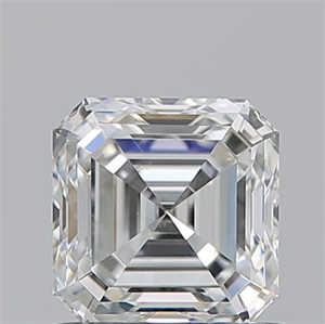 Picture of Natural Diamond 1.02 Carats, Asscher with  Cut, G Color, SI1 Clarity and Certified by GIA