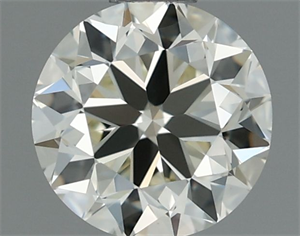 Picture of Natural Diamond 0.70 Carats, Round with Very Good Cut, K Color, VVS2 Clarity and Certified by IGI