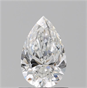 Natural Diamond 0.90 Carats, Pear with  Cut, F Color, VS2 Clarity and Certified by GIA