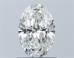 Picture of Natural Diamond 0.91 Carats, Oval with  Cut, H Color, VS2 Clarity and Certified by GIA
