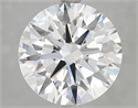 Lab Grown Diamond 5.01 Carats, Round with Ideal Cut, E Color, VVS2 Clarity and Certified by IGI