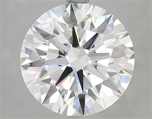 Picture of Lab Grown Diamond 5.01 Carats, Round with Ideal Cut, E Color, VVS2 Clarity and Certified by IGI