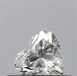 Picture of Natural Diamond 0.31 Carats, Heart with  Cut, F Color, VVS2 Clarity and Certified by GIA
