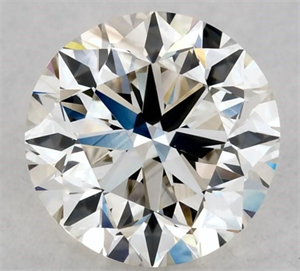 Picture of Natural Diamond 0.80 Carats, Round with Very Good Cut, J Color, VVS2 Clarity and Certified by GIA