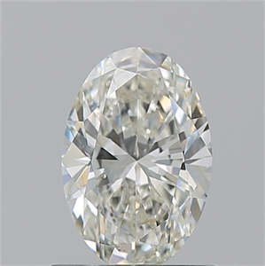 Foto Diamante Natural 0.90 quilates, Ovalado , Color J, claridad VS2 y certificado GIA de