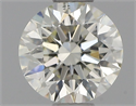 Natural Diamond 0.50 Carats, Round with Excellent Cut, I Color, VS2 Clarity and Certified by IGI